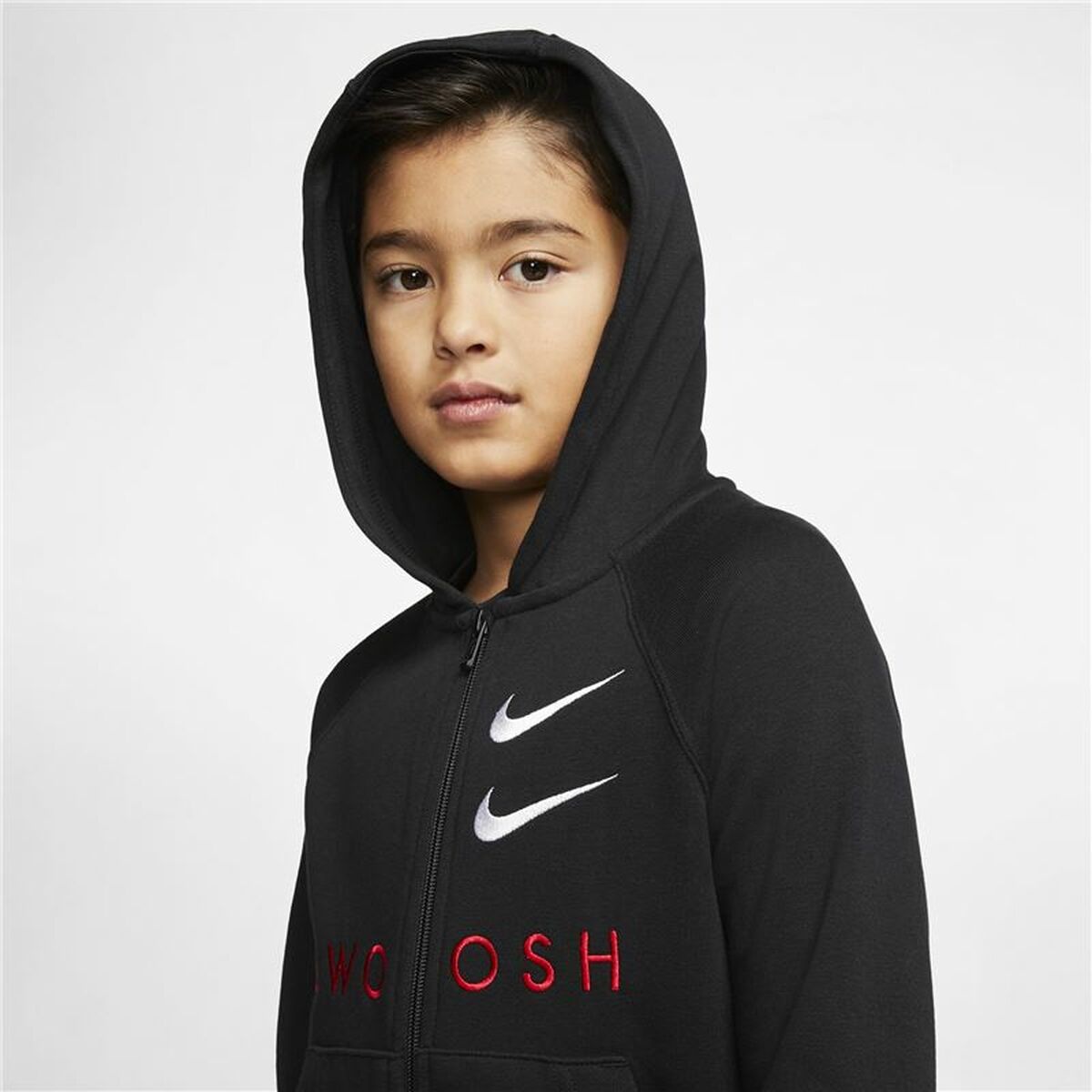 Children's Sports Jacket Nike Swoosh Black-3