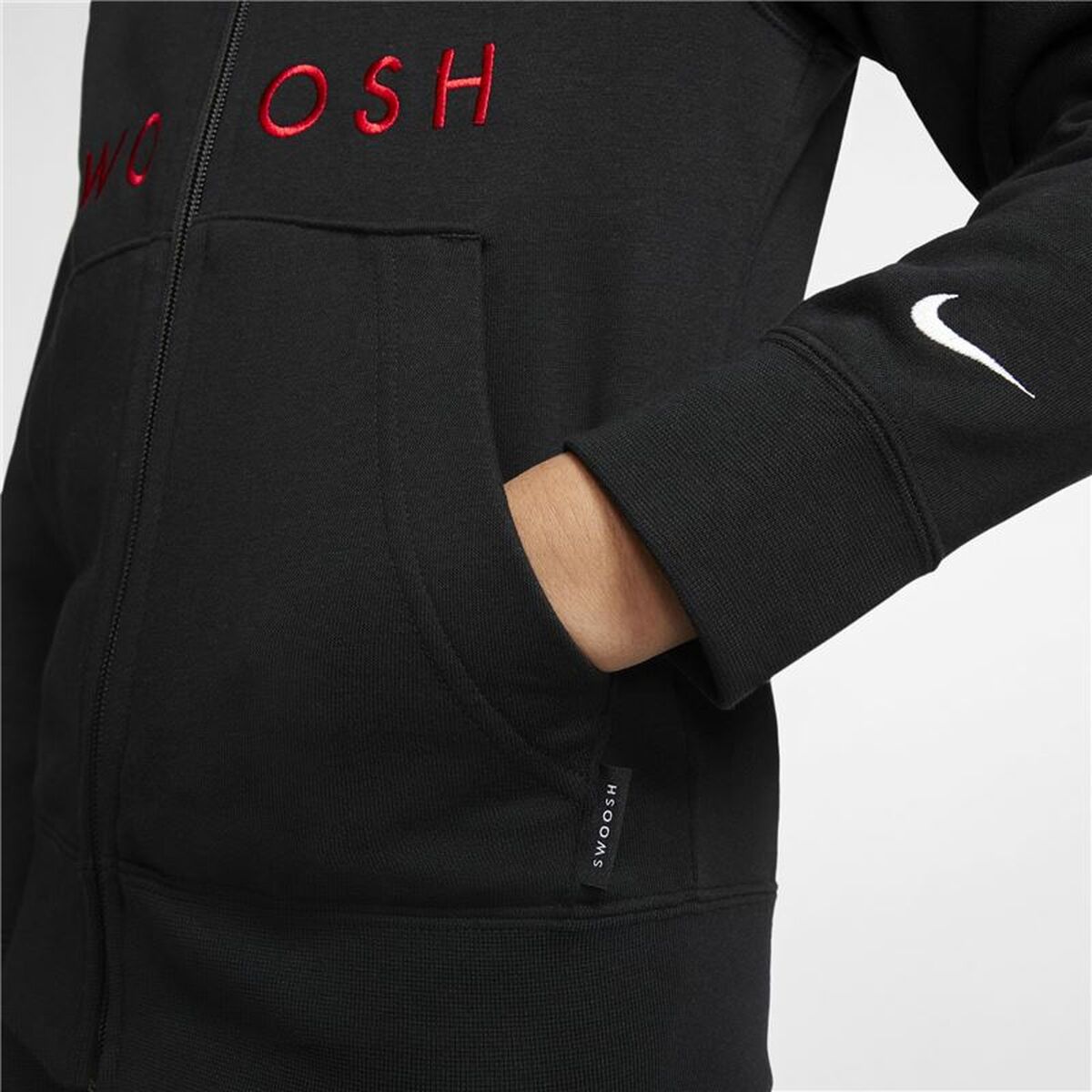 Children's Sports Jacket Nike Swoosh Black-2