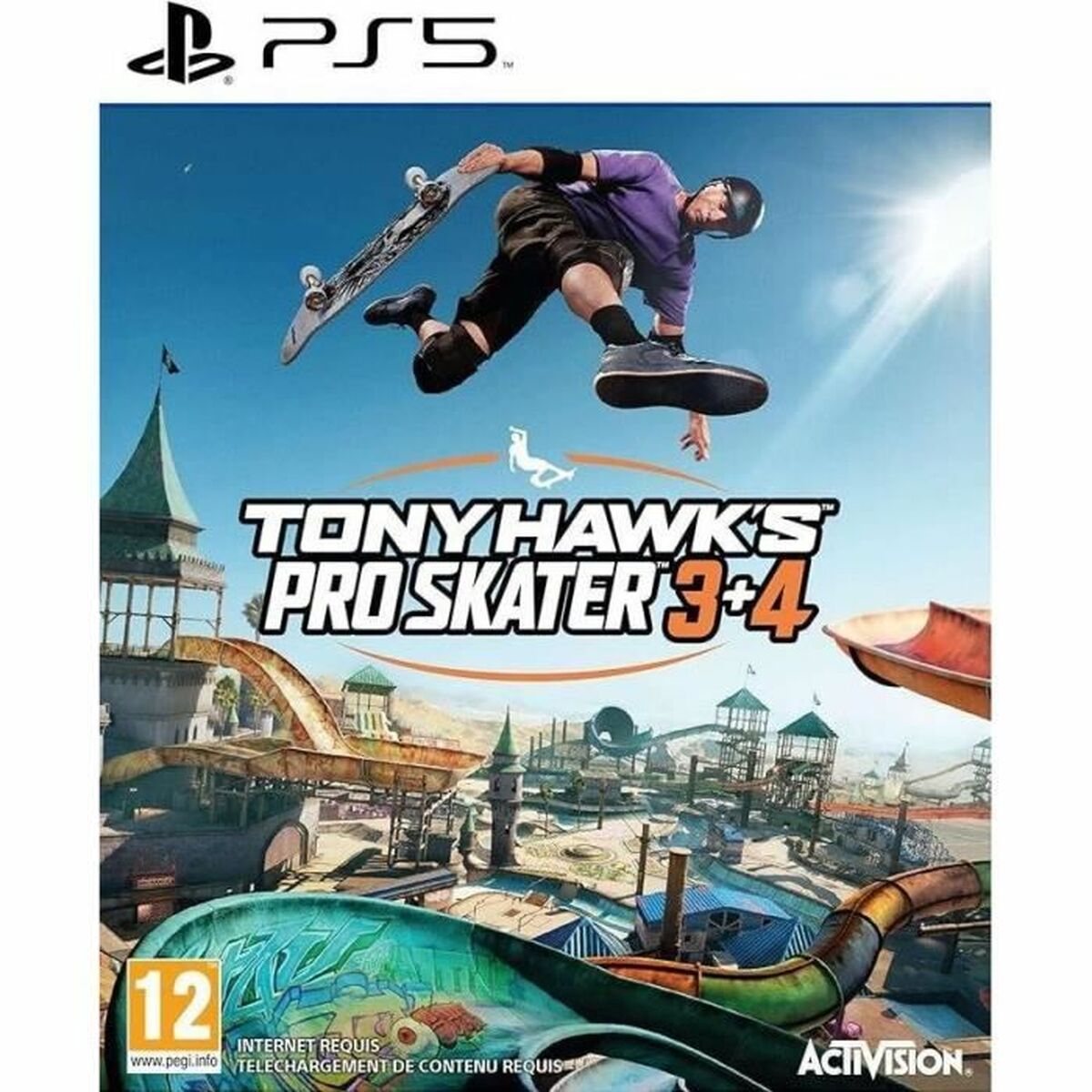 PlayStation 5 Video Game Activision Tony Hawk's Pro Skater 3+4-0