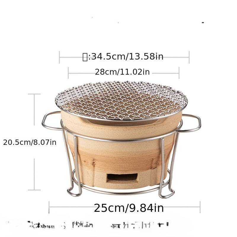 Portable Mini BBQ Stainless Steel Grill-2
