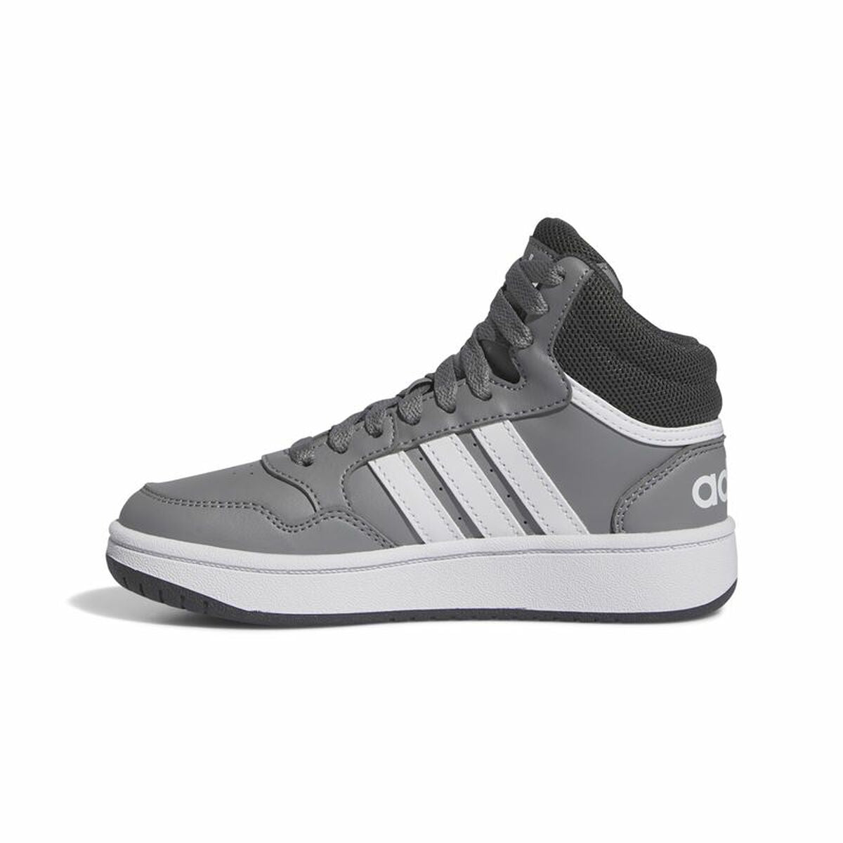 Sports Shoes for Kids Adidas Hoops 3.0 Mid Grey-7