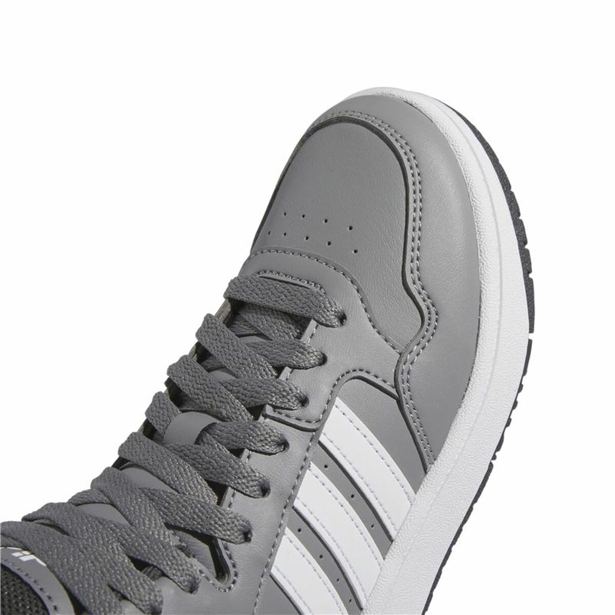 Sports Shoes for Kids Adidas Hoops 3.0 Mid Grey-2