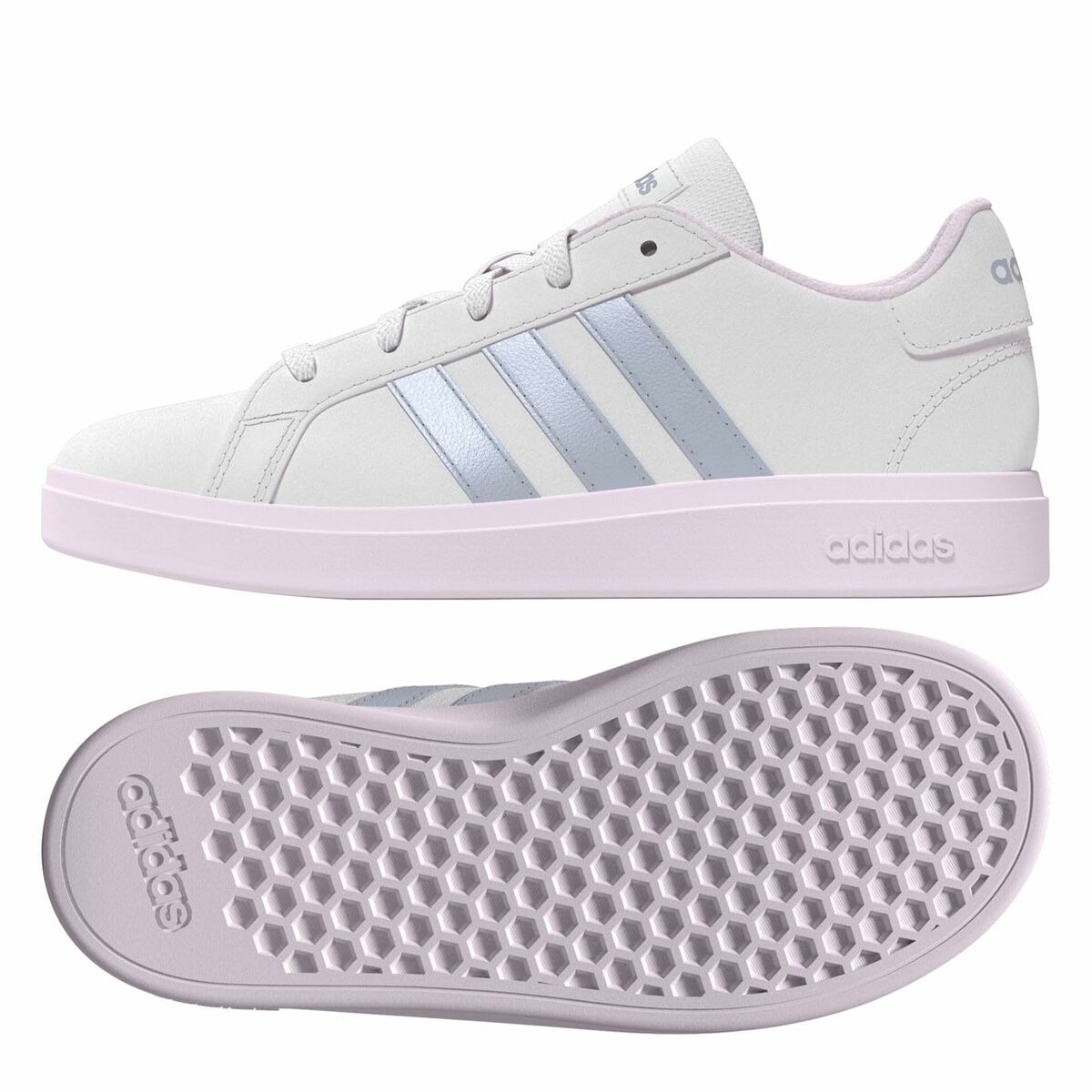 Sports Shoes for Kids Adidas Grand Court 2.0 White-12