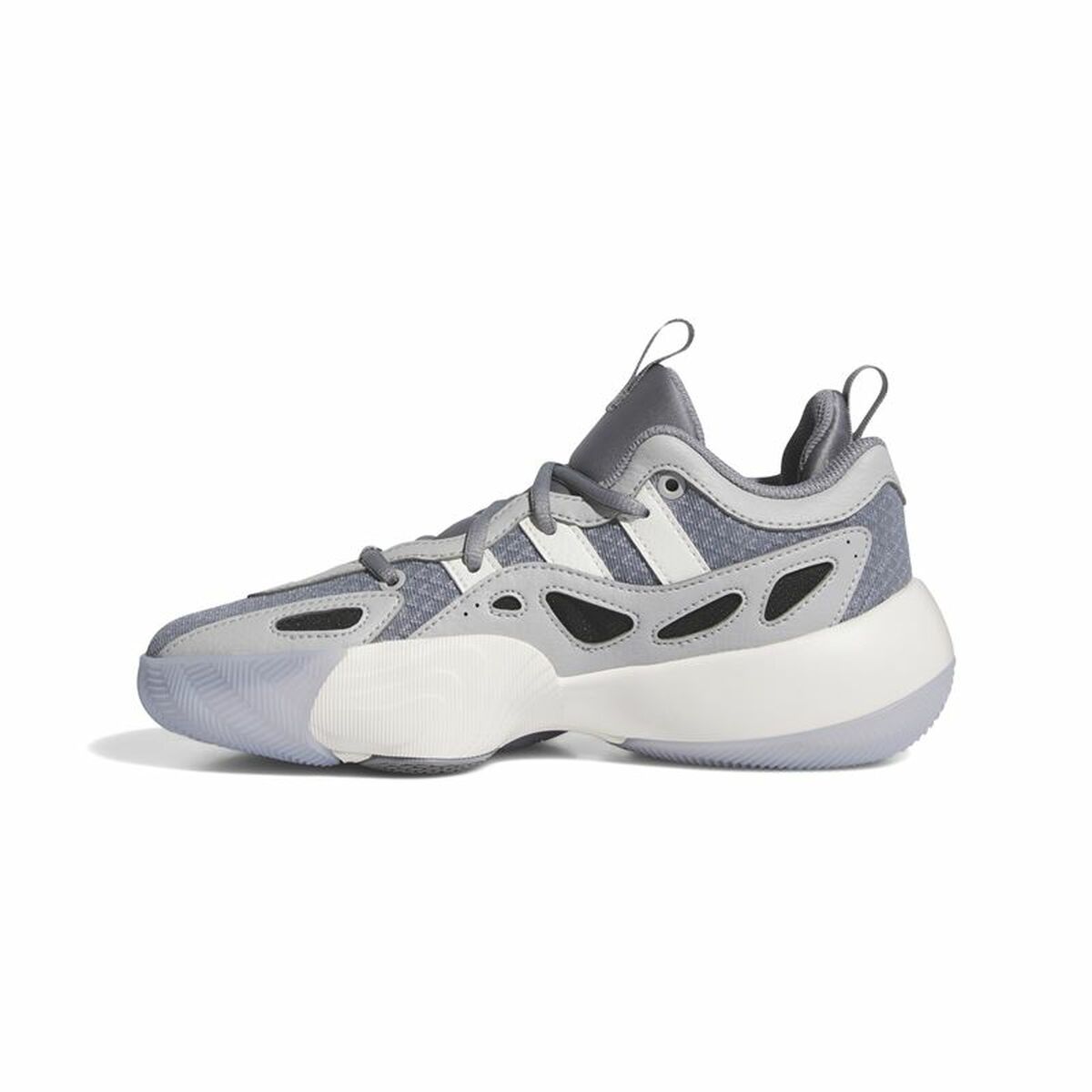 Basketball Shoes for Children Adidas Trae Unlimited White Grey-4