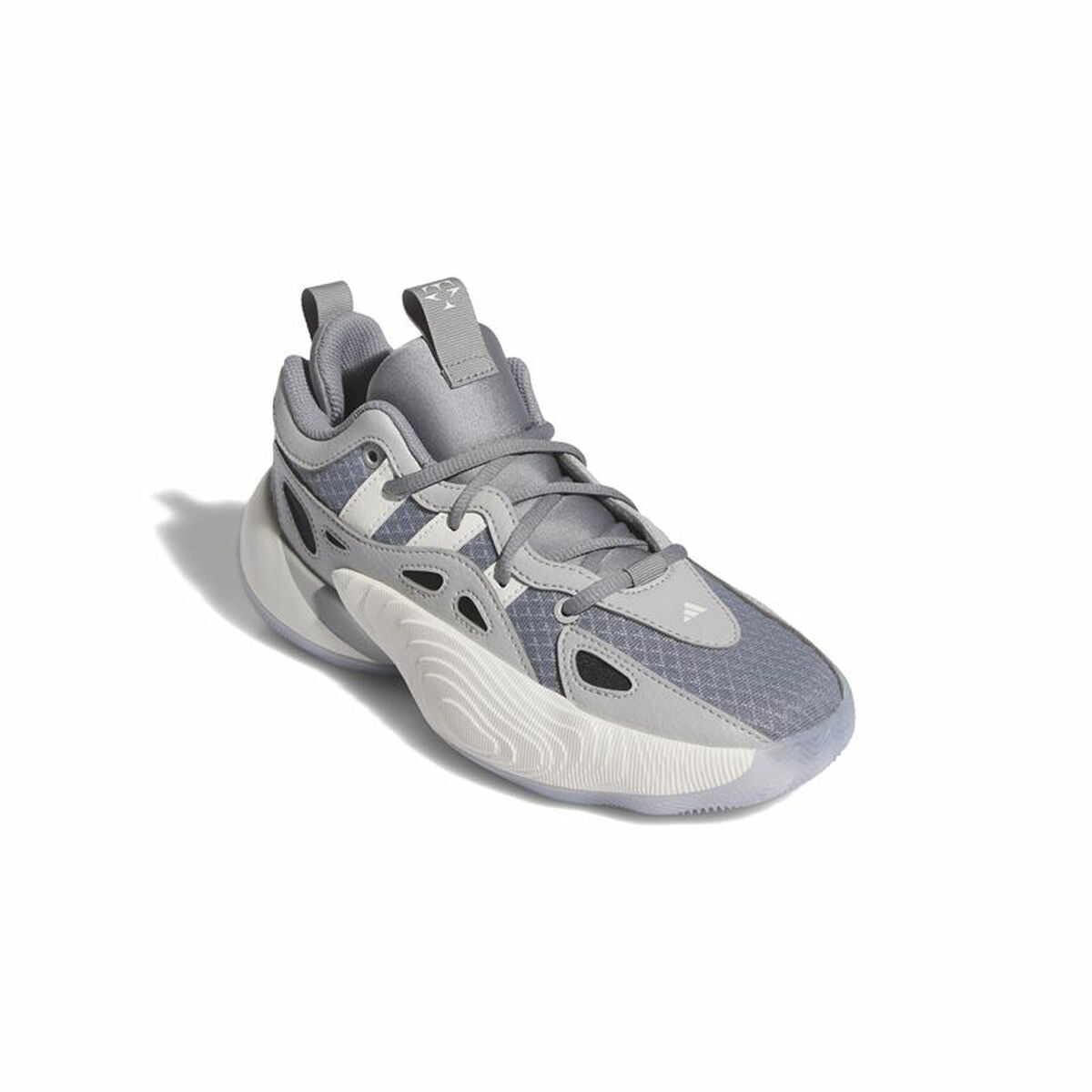 Basketball Shoes for Children Adidas Trae Unlimited White Grey-3