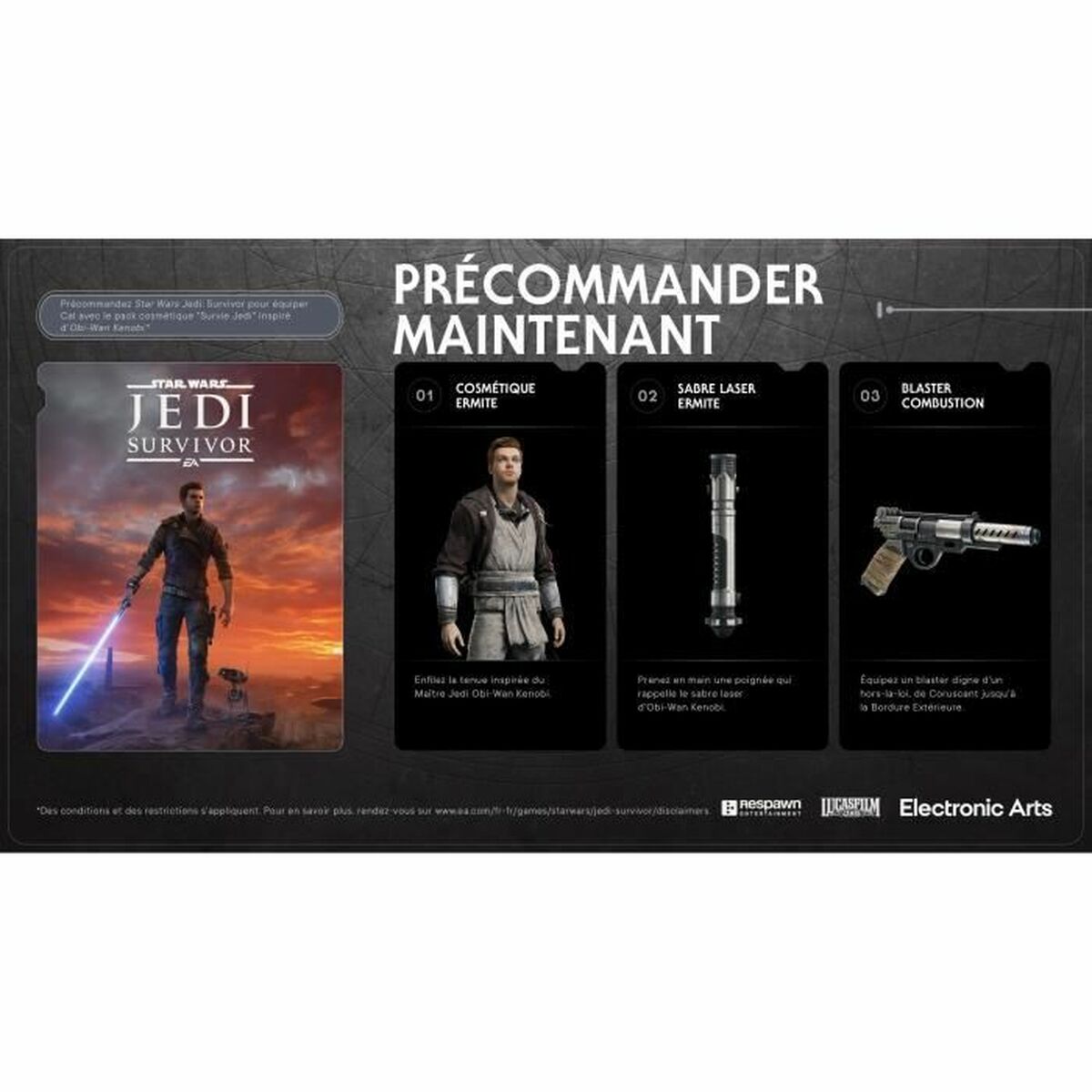 PlayStation 5 Video Game Electronic Arts Star Wars Jedi: Survivor-5