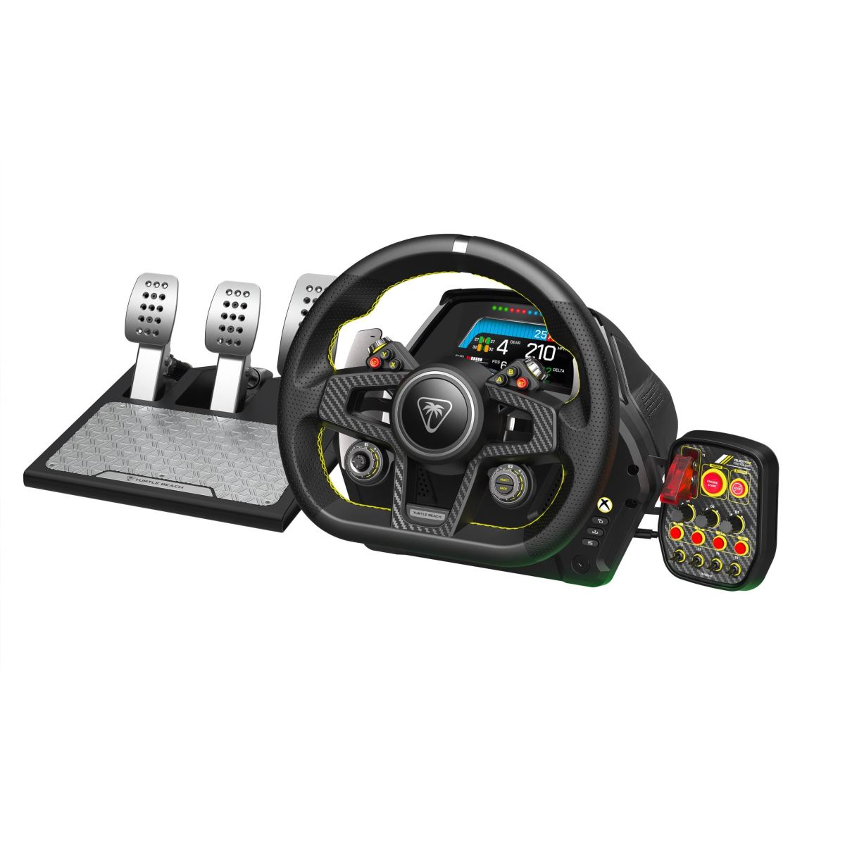 Turtle Beach VelocityOne Czarny USB Kierownica + pedały PC, Xbox One, Xbox Series S, Xbox Series X (TBS-0726-05)-0