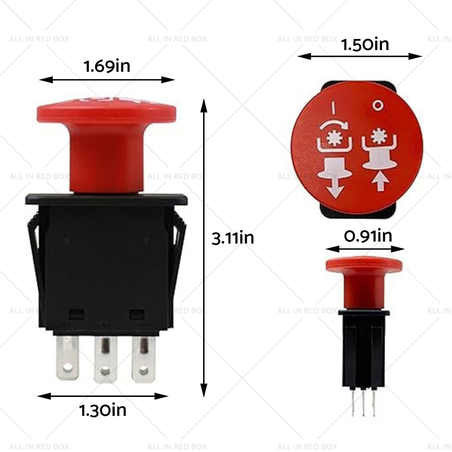PTO Switch Suitable for Selected Husqvarna and Craftsman Ride on Mowers-4