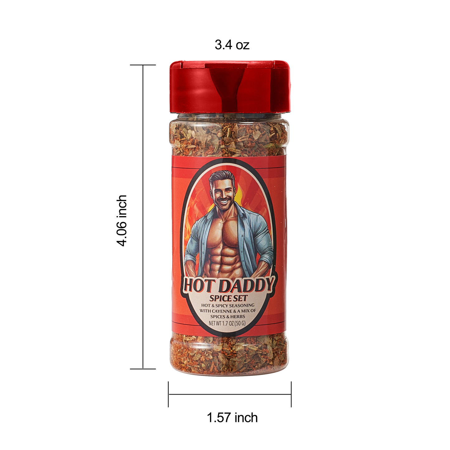 Spice Rub BBQ Gift Set - Hot Daddy, Sugar Daddy, Spice Daddy Barbecue Seasoning - Sweet, Spicy Gift for Him, Her - Fathers Day Dad Gifts Christmas Stocking Stuffers for Housewarming, Kitchen, Cooking-4