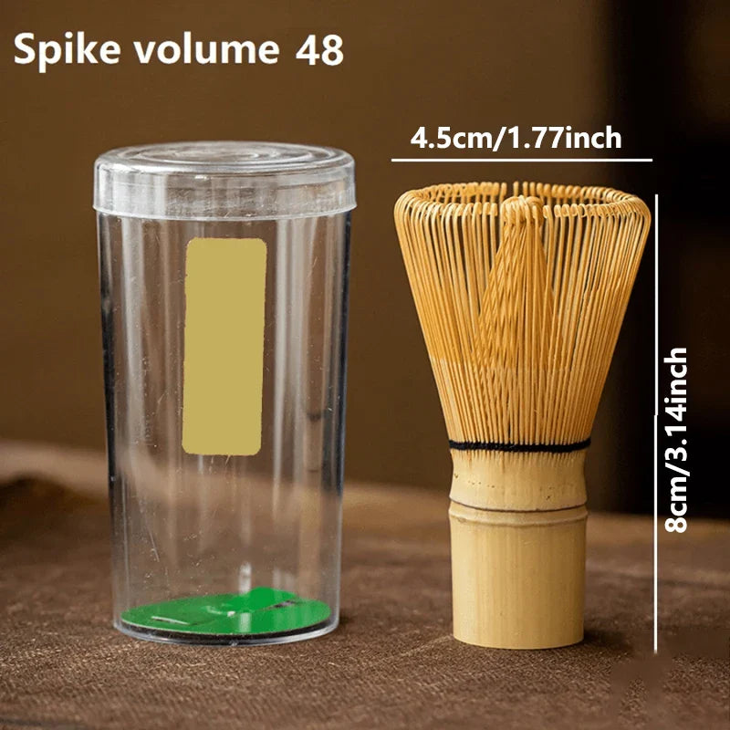 1 Piece Japanese Tea Set Matcha Green Tea Blending Brush Bamboo Utility Brush Tool Kitchen Matcha Bamboo Accessories-3