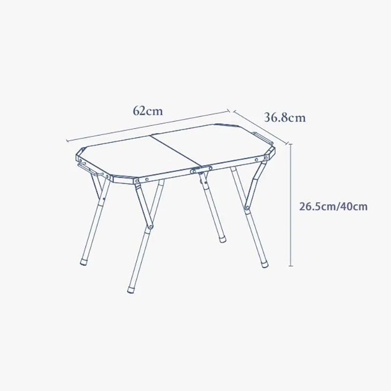 Portable Stainless Steel Camping BBQ Table-1