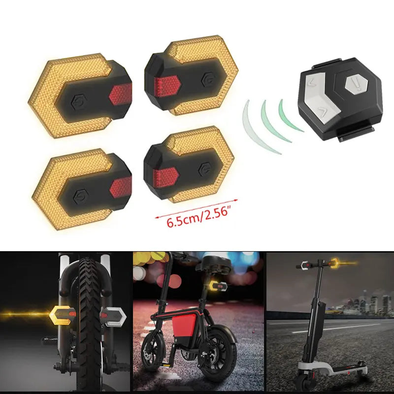 1 Set Turn Signals for Bicycle Front Rear Light-1