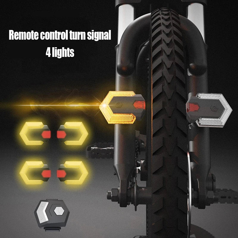 1 Set Turn Signals for Bicycle Front Rear Light-2