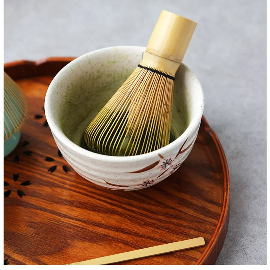 1 Piece Japanese Tea Set Matcha Green Tea Blending Brush Bamboo Utility Brush Tool Kitchen Matcha Bamboo Accessories-0