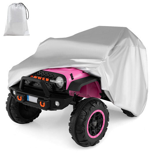 (Only Cover) Kids Car Cover for Power Ride-On Toy Car with Storage Bag-4