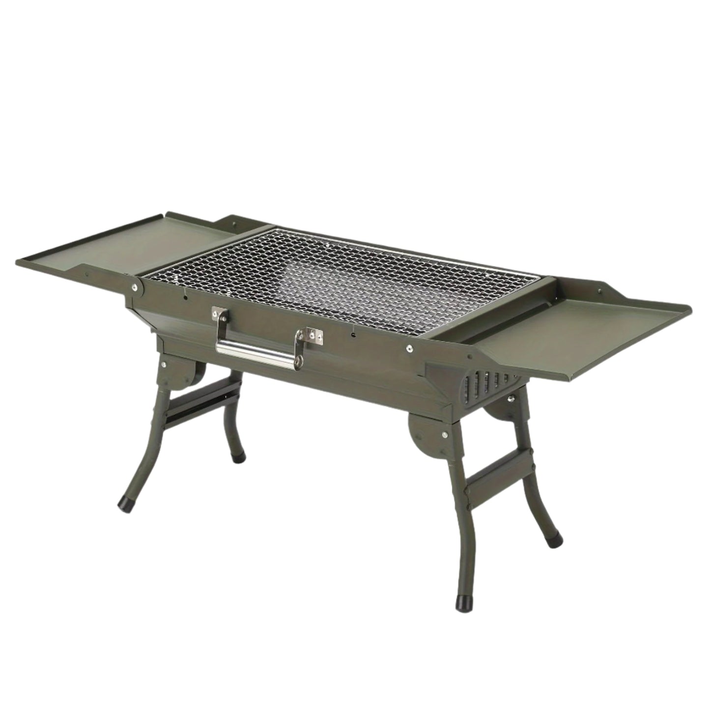 Outdoor Folding Charcoal Grill BBQ Rack-0