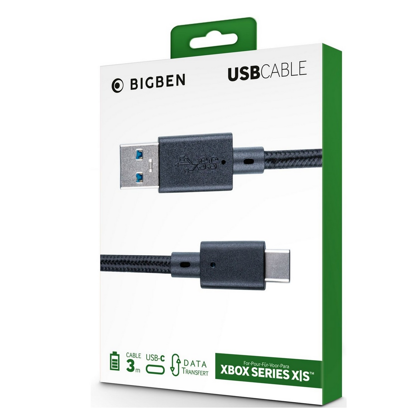 3 méteres USB kábel XBOX Series X NACON (XBX)-0