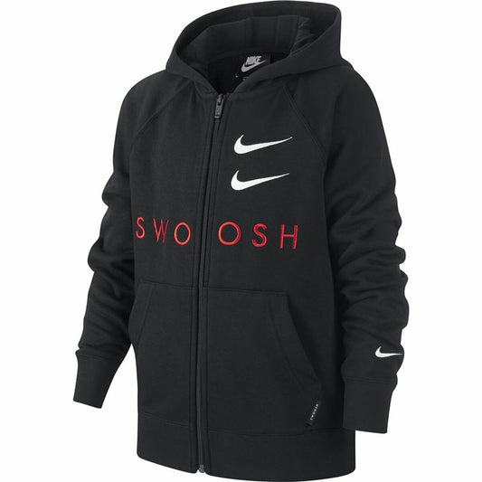 Children's Sports Jacket Nike Swoosh Black-0