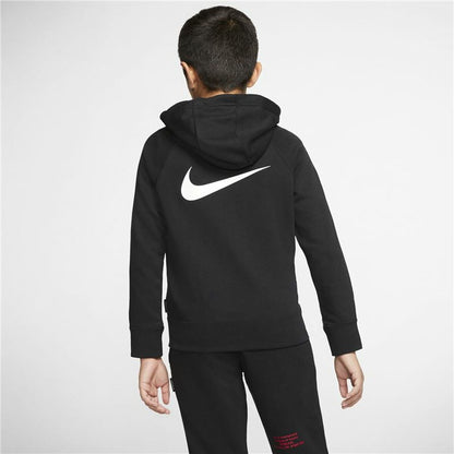 Children's Sports Jacket Nike Swoosh Black-4