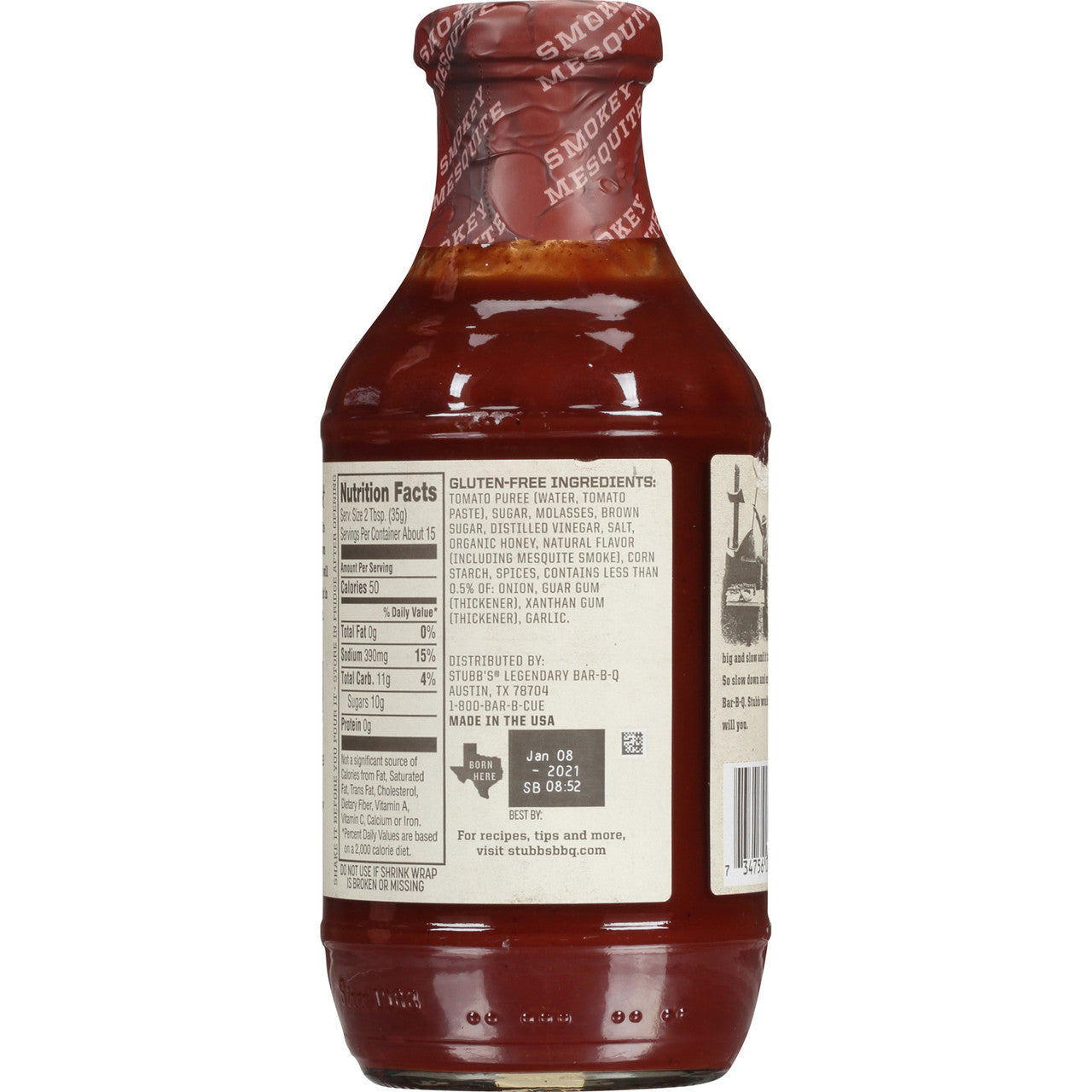 Stubbs Smokey Mesquite BBQ Sauce (6x18Oz)-9