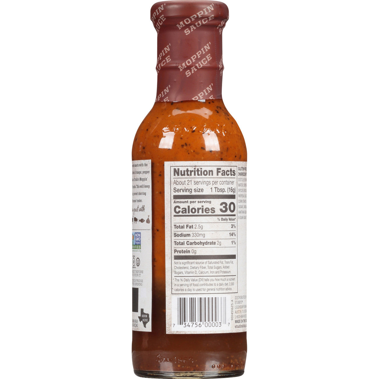 Stubbs Moppin' Sauce BBQ Baste (6x12Oz)-8