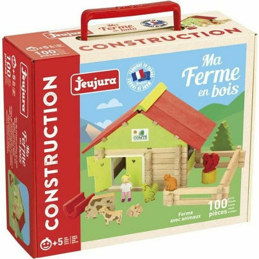 Action Figures Jeujura  Farm With Animals 100 Pieces Playset-0