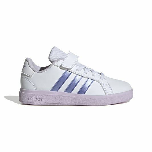 Sports Shoes for Kids Adidas Grand Court 2.0 White-0