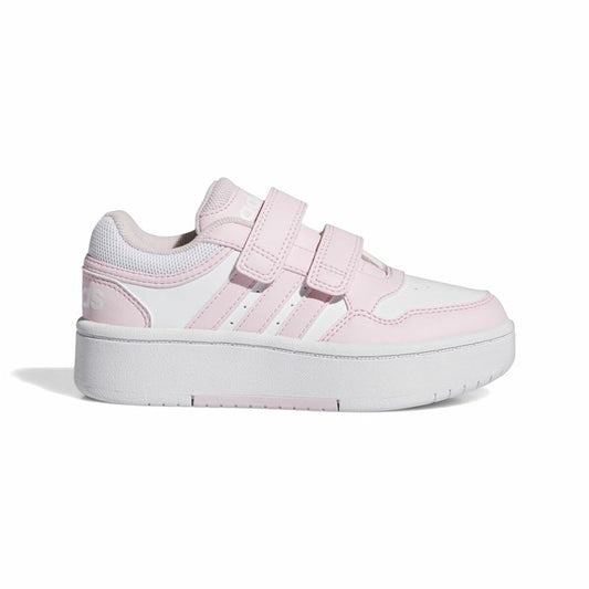 Sports Shoes for Kids Adidas Hoops 3.0 Bold White-0