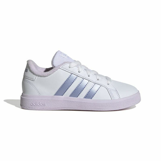 Sports Shoes for Kids Adidas Grand Court 2.0 White-0