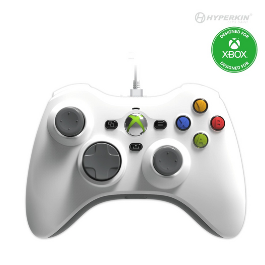 Hyperkin Xenon Vezetékes kontroller - Fehér (PC/Xbox Series X/Xbox Series S/Xbox One) (M01368-WH)-0
