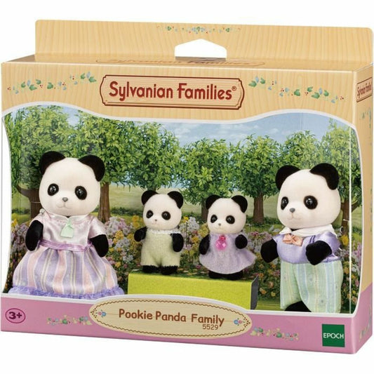 Action Figures Sylvanian Families The Panda Family-0