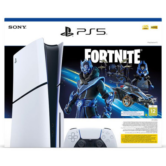 Sony PlayStation 5 Slim Fortnite Cobalt (PS5 LEMEZES SLIM FORTNITE BUNDLE)-0