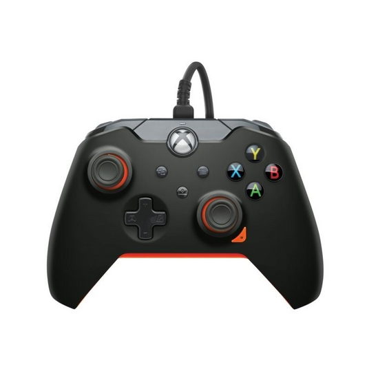 PDP 049-012-GO herní ovladač Černá, Oranžová USB Gamepad Analogový/digitální Xbox One, Xbox One X, Xbox Series S, Xbox Series X, PC (049-012-GO)-0