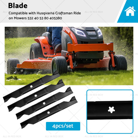 46inch Blades Suitable For Husqvarna Craftsman Ride on Mowers 405380 532 40 53 80-0
