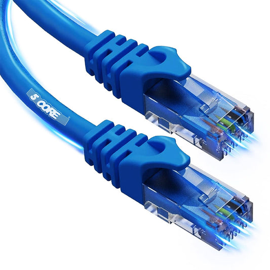 5Core Ethernet Cable High Speed Cat6 Network Cord RJ45 Fastest LAN Extension Cable Para Internet 1.5 FT-0