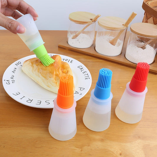 NEW Portable Oil Bottle Barbecue Brush-0