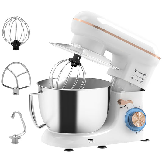 1300W Kitchen Stand Mixer, with Accessories - White-0