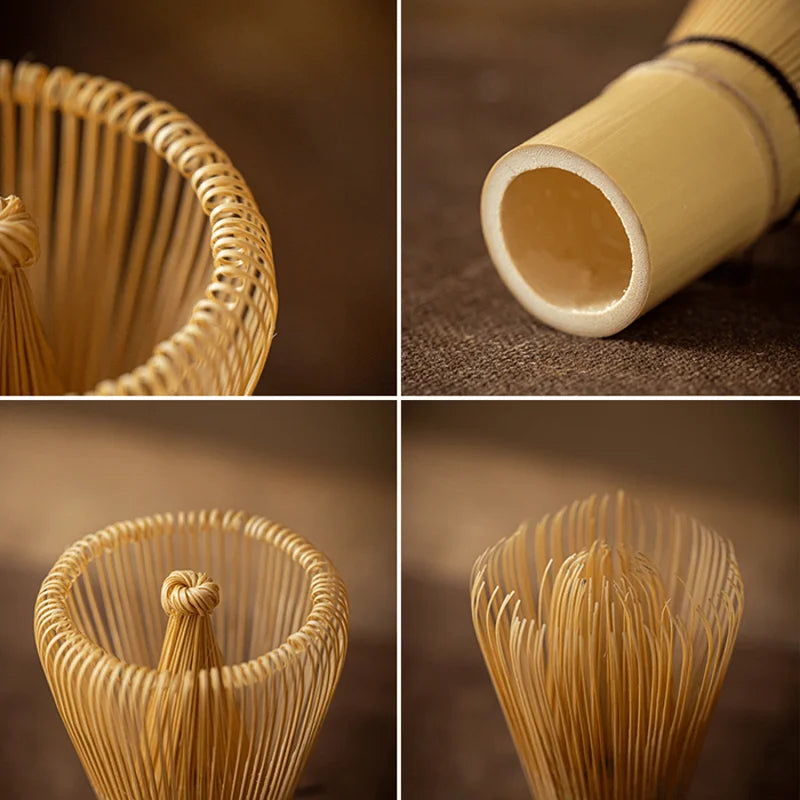 1 Piece Japanese Tea Set Matcha Green Tea Blending Brush Bamboo Utility Brush Tool Kitchen Matcha Bamboo Accessories-2