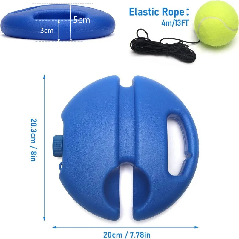 Professional Tennis Training Rebound Ball Self-Practice Tool Blue-4