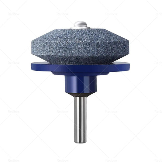 Lawn Mower Blade Sharpener Rotary Stone Grindstone Sharpening Drill Tool-0