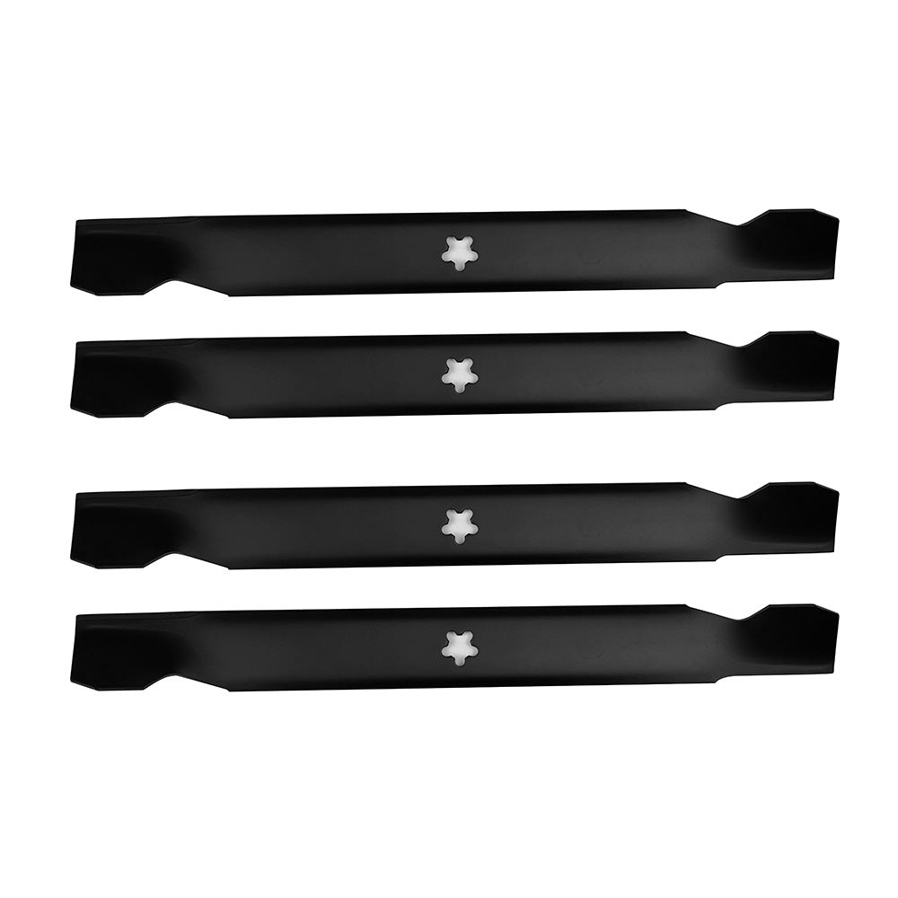 4x Blades Suitable For 42inch Husqvarna Craftsman Poulan Mowers 532 13 88-71 138971-3
