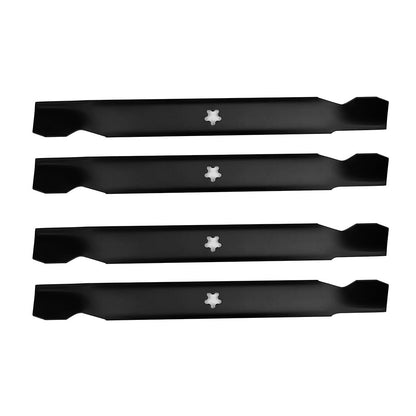 4x Blades Suitable For 42inch Husqvarna Craftsman Poulan Mowers 532 13 88-71 138971-3