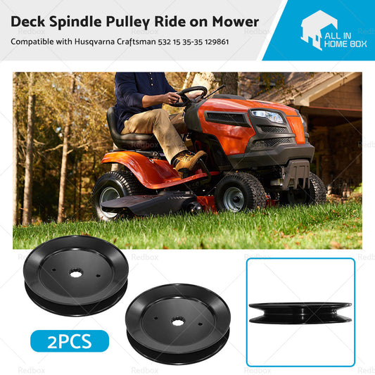2xDeck Spindle Pulley Ride on Mower Suitable ForHusqvarna Craftsman 532 15 35-35-0