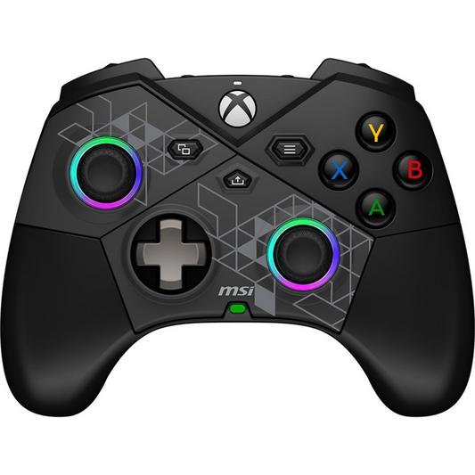 MSI FORCE PRO W CONTROLLER Fekete USB 2.0 Gamepad Analóg/digitális Android, PC, Xbox One S, Xbox One X, Xbox Series S, Xbox Series X (FORCE PRO W)-0