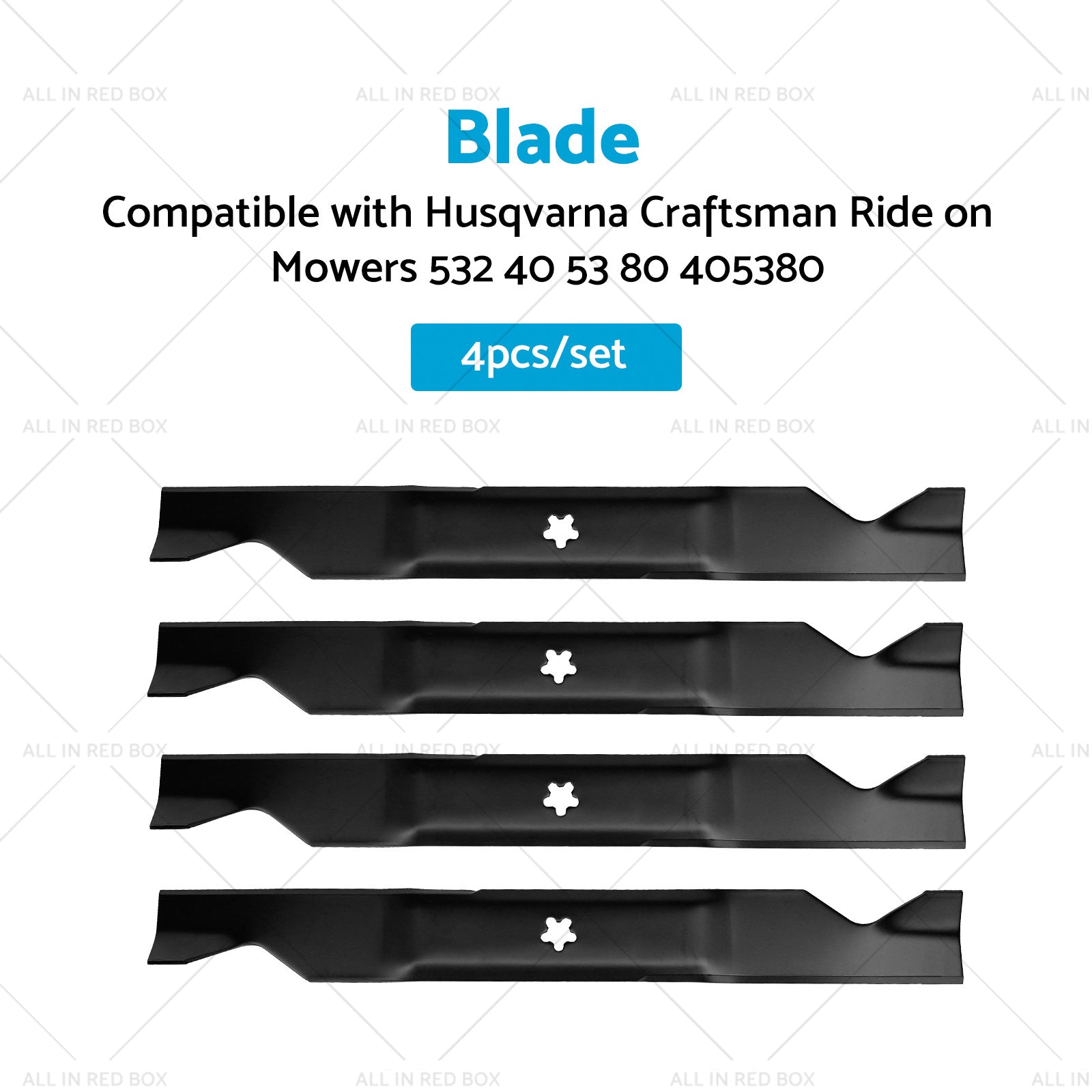 46inch Blades Suitable For Husqvarna Craftsman Ride on Mowers 405380 532 40 53 80-1