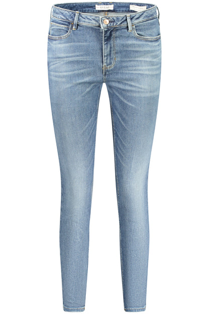 GUESS JEANS WOMEN'S DENIM JEANS BLUE-0